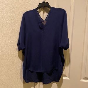 Vince blue silk blouse